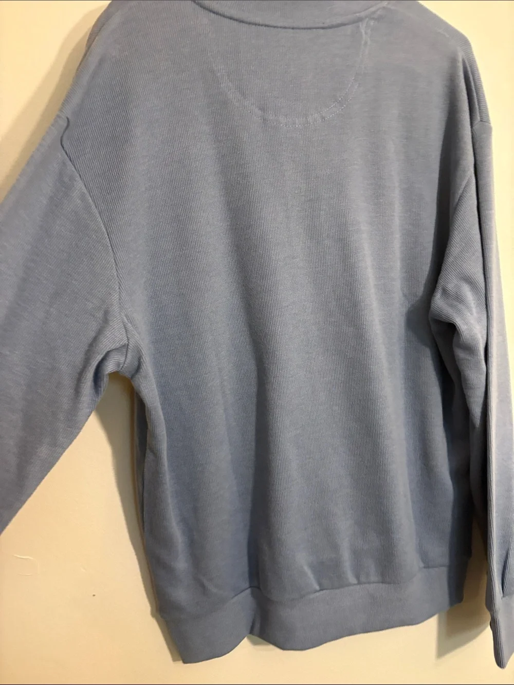 U.S. Polo Assn. Light Blue Half-Zip Pullover Sweater